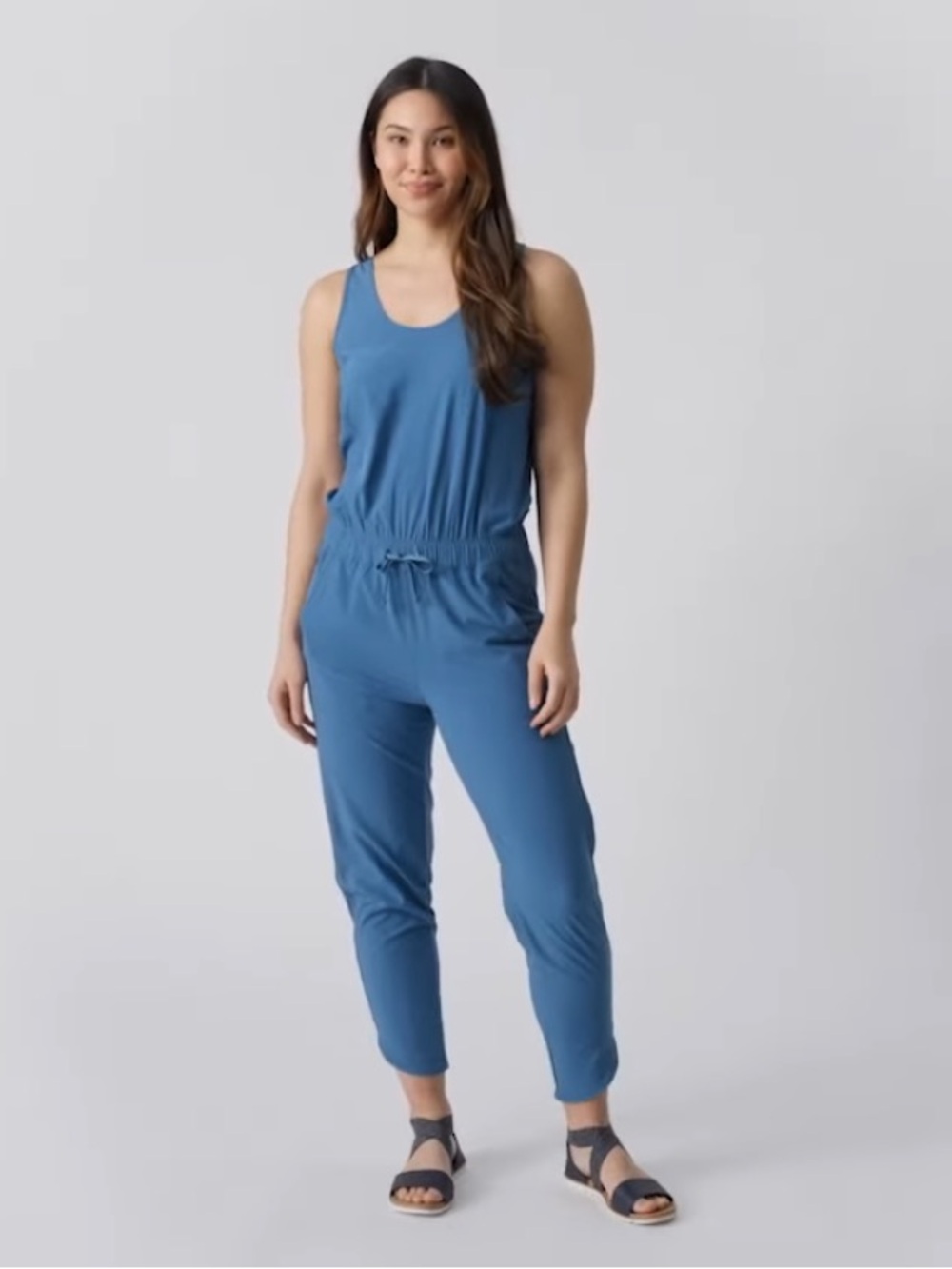 Patagonia Fleetwith Romper Jumpsuit Wavy Blue XL NWT